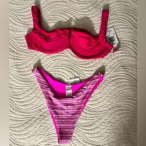 NWT l*space Camellia bikini set